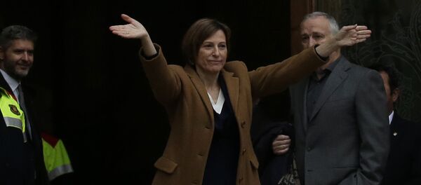 Presidenta del Parlamento catalán, Carme Forcadell (archivo) - Sputnik Mundo
