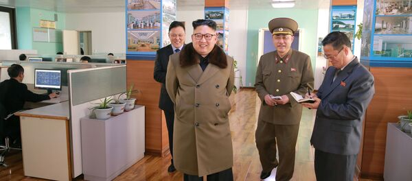North Korean leader Kim Jong Un visits Baekdu Mountain Architecture Research Institute - Sputnik Mundo