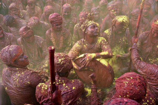 Holi, los espectaculares colores del festival hinduista de primavera - Sputnik Mundo