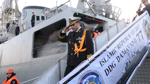 La llegada de buques de las fuerzas navales de Irán al puerto de Majachkalá La llegada de buques de las fuerzas navales de Irán al puerto de Majachkalá - Sputnik Mundo