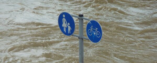 Inundación (imagen referencial) - Sputnik Mundo