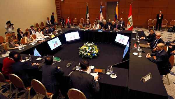 Cumbre de la Alianza del Pacífico en Chile Cumbre de la Alianza del Pacífico en Chile - Sputnik Mundo