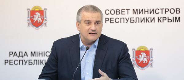 El jefe de la república rusa de Crimea, Serguéi Axiónov - Sputnik Mundo