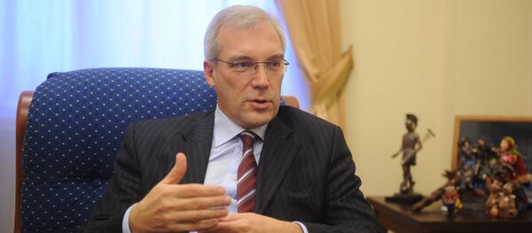 Alexandr Grushkó, embajador ruso ante la OTAN Alexandr Grushkó, embajador ruso ante la OTAN - Sputnik Mundo
