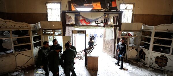 Atentado en el Palacio de Justicia en Damasco, Siria - Sputnik Mundo
