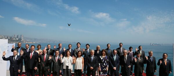 Participantes del cumbre de Alianza del Pacífico - Sputnik Mundo