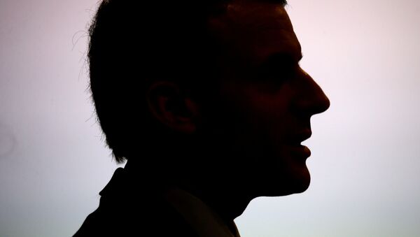 Emmanuel Macron, candidato a la presidencia de Francia - Sputnik Mundo