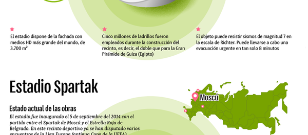 Los estadios que albergarán la Copa Confederaciones 2017 en Rusia - Sputnik Mundo