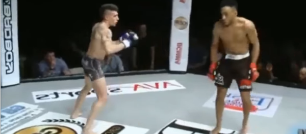 Harding y Segas, durante el combate - Sputnik Mundo