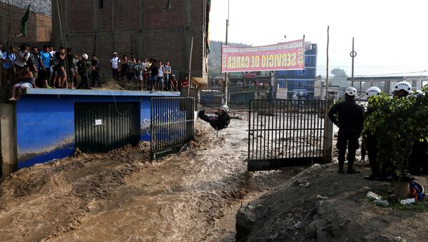 La inundación en Perú - Sputnik Mundo