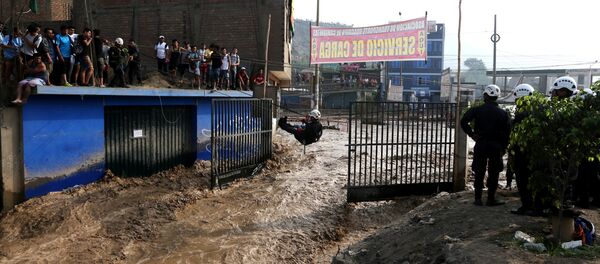 La inundación en Perú - Sputnik Mundo
