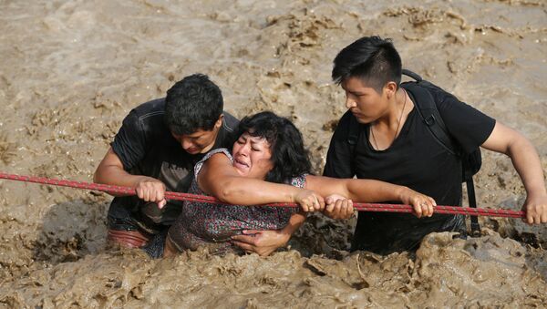 Inundaciones en Perú - Sputnik Mundo