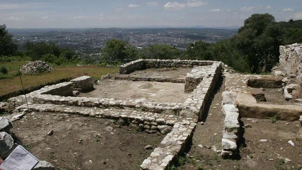 Las ruinas de Tepeticpac, uno de los barrios en Tlaxcallan - Sputnik Mundo