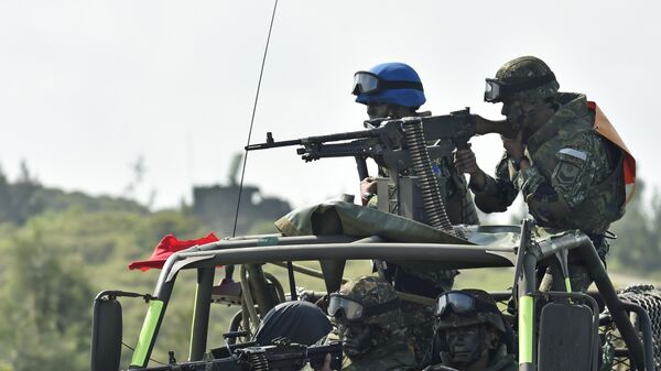 Militares taiwaneses durante unas maniobras (archivo) - Sputnik Mundo