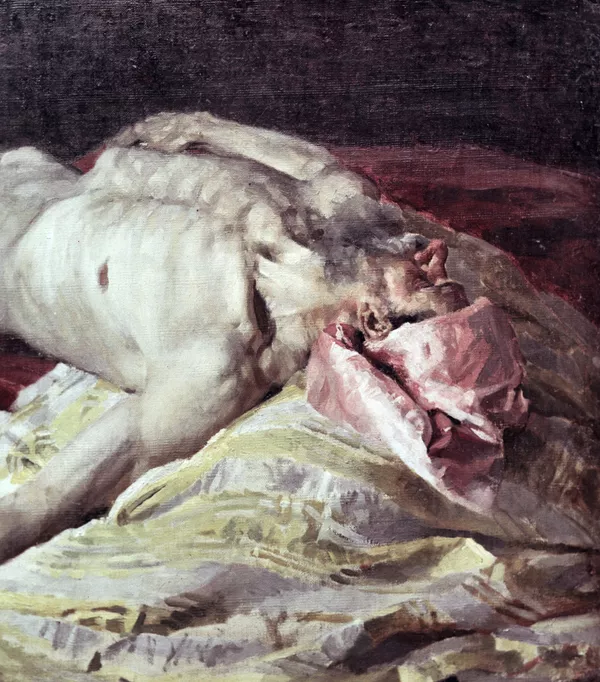 Modelo desnudo. Actualmente en el Museo de Arte Ruso de Kiev Modelo desnudo. Actualmente en el Museo de Arte Ruso de Kiev - Sputnik Mundo