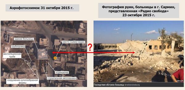 El hospital en la ciudad de Sarmin - Sputnik Mundo