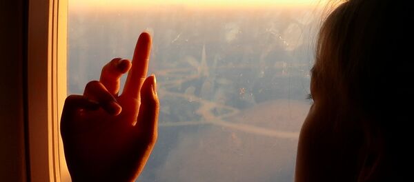 A girl in a plane - Sputnik Mundo