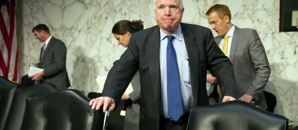 John the Grump McCain on Capitol Hill in Janurary. - Sputnik Mundo