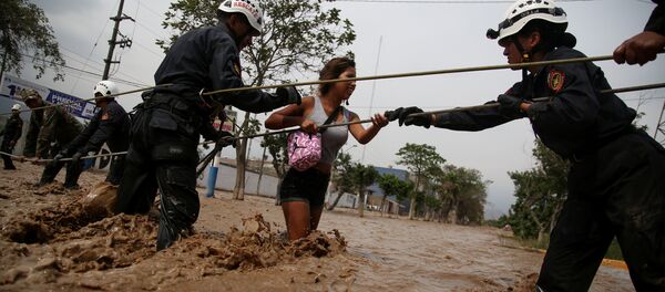 Inundaciones en Perú - Sputnik Mundo