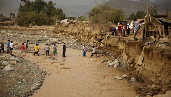 Inundaciones en Perú - Sputnik Mundo