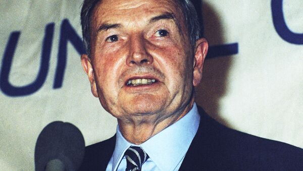 David Rockefeller, coleccionista de insectos raros y corazones - Sputnik Mundo