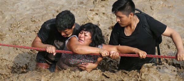 Las terribles consecuencias de las lluvias torrenciales en Perú - Sputnik Mundo