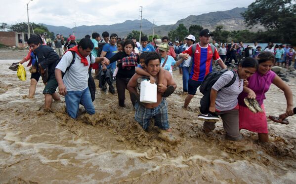 Las terribles consecuencias de las lluvias torrenciales en Perú - Sputnik Mundo