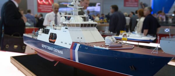 Un estand de Corporación Unificada de Construcción Naval Un estand de Corporación Unificada de Construcción Naval - Sputnik Mundo