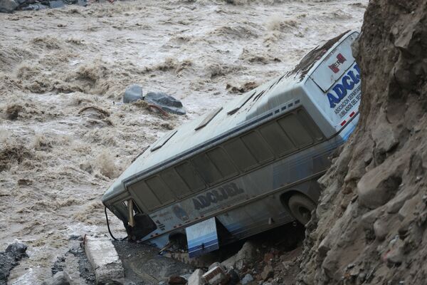 Las terribles consecuencias de las lluvias torrenciales en Perú - Sputnik Mundo