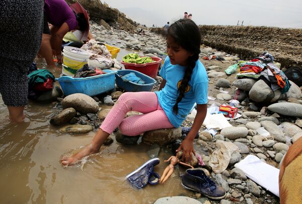 Las terribles consecuencias de las lluvias torrenciales en Perú - Sputnik Mundo