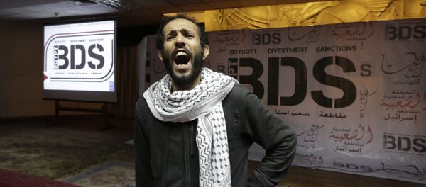 Partidario del Movimiento BDS - Sputnik Mundo