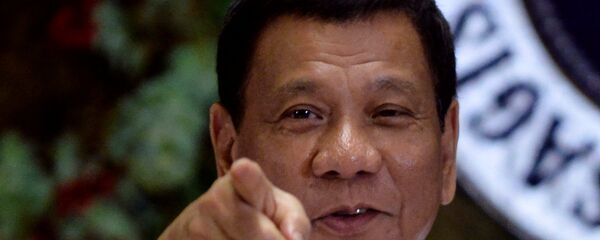 Rodrigo Duterte, presidente de Filipinas (archivo) - Sputnik Mundo