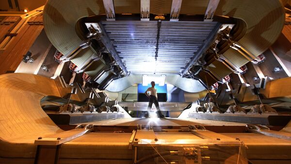 Detector LHCb del Gran Colisionador de Hadrones, 5 de septiembre de 2008 - Sputnik Mundo