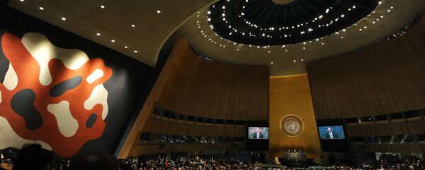 La Asamblea General de la ONU (archivo) - Sputnik Mundo