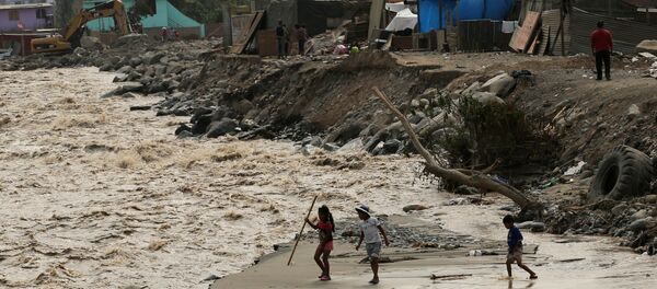 Inundación en Lima, Perú (archivo) - Sputnik Mundo