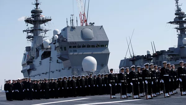 El portahelicópteros más grande de Japón - Sputnik Mundo