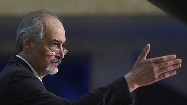 Bashar Jaafari, jefe de la delegación de Damasco - Sputnik Mundo