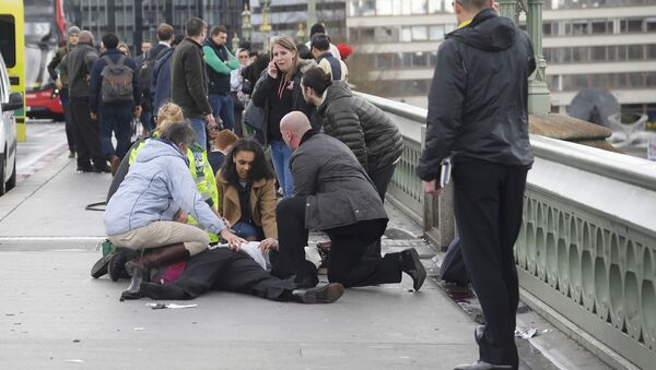 Tiroteo en el puente de Westminster en Londres - Sputnik Mundo