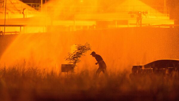 Incendio en Ucrania (archivo) - Sputnik Mundo