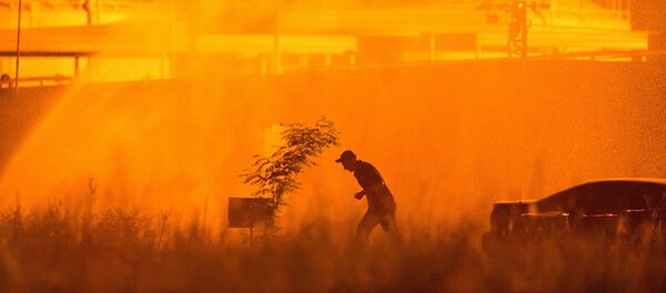 Incendio en Ucrania (archivo) - Sputnik Mundo