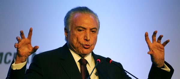 Michel Temer, presidente de Brasil - Sputnik Mundo