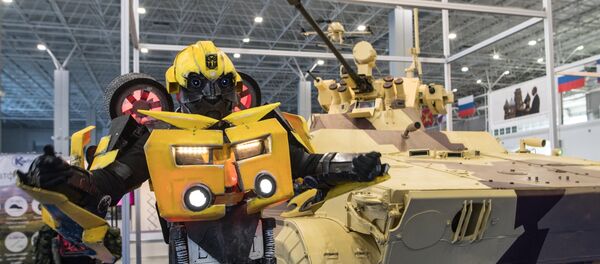 La feria 'Robotización de las Fuerzas Armadas de Rusia' en el recinto ferial Patriot de la región de Moscú - Sputnik Mundo