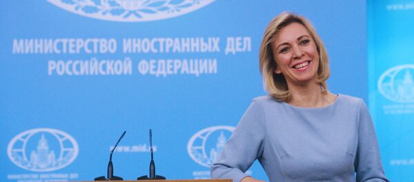 María Zajárova, portavoz del Ministerio de Exteriores de Rusia - Sputnik Mundo