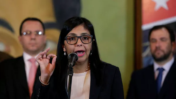 Delcy Rodríguez, ministra de Exteriores de Venezuela - Sputnik Mundo