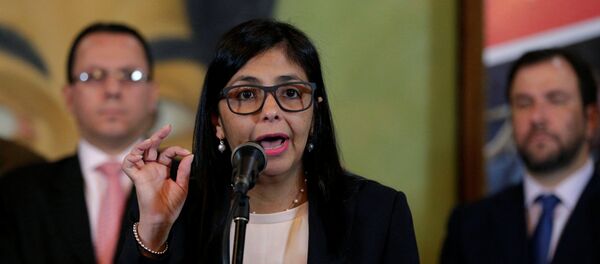 Delcy Rodríguez, ministra de Exteriores de Venezuela - Sputnik Mundo