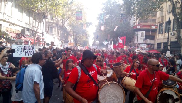 Marcha en recuerdo del golpe de Estado en Buenos Aires - Sputnik Mundo