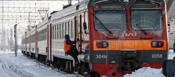 Un tren ruso - Sputnik Mundo