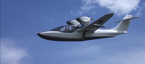 Hidroavión ASK-62 (captura de pantalla) - Sputnik Mundo