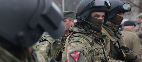 Soldados de la Guardia Nacional de Rusia (archivo) - Sputnik Mundo