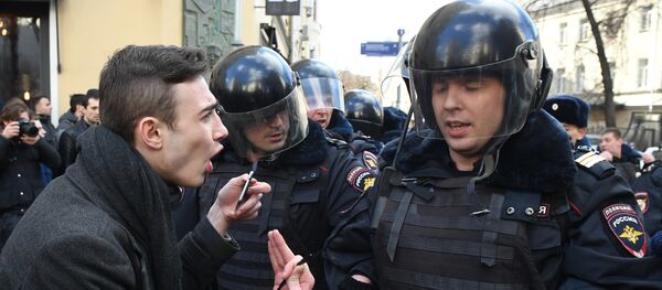 Manifestación en el centro de Moscú - Sputnik Mundo